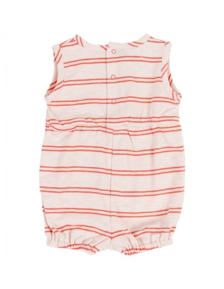 Zero2three palysuit roze gestreept