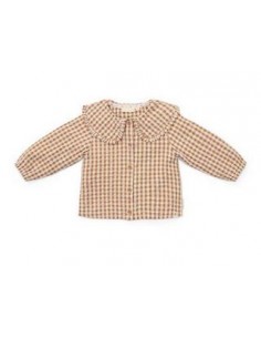 Little Dutch - Blouse Brown Check