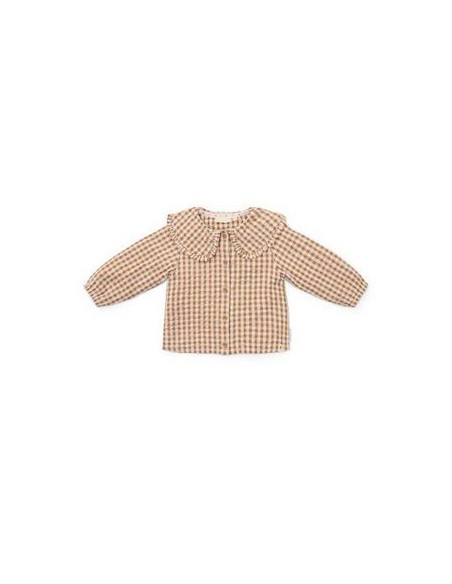 Little Dutch - Blouse Brown Check