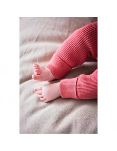 Noukie's broekje gebreid roze 2