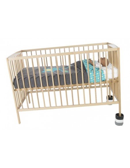 Spacebabies Baby Bed Blocks - Zwart, wit, grijs