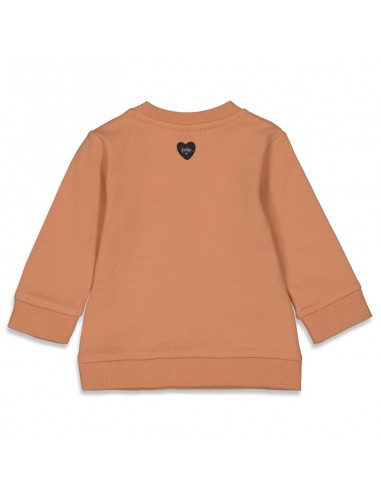 Feetje trui peach 'dotty'