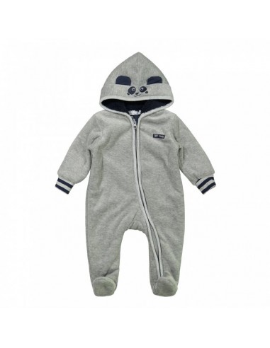 Dirkje jongens baby buitenpak met capuchon lichtgrijs