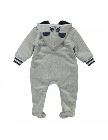 Dirkje jongens baby buitenpak met capuchon lichtgrijs