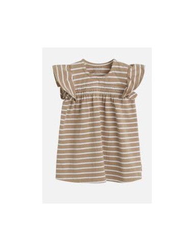 Hust en Claire Kleedje Klara - Brown stripe