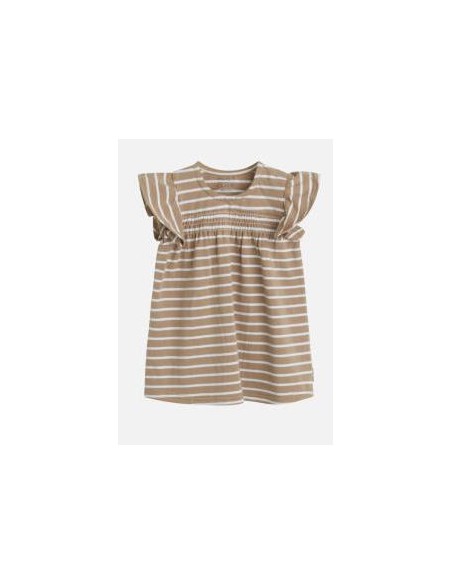 Hust en Claire Kleedje Klara - Brown stripe