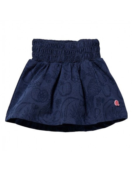 Quapi rokje blauw met print