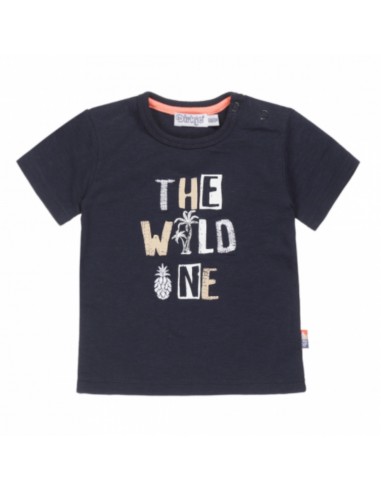 Dirkje T-shirt blauw 'wild'