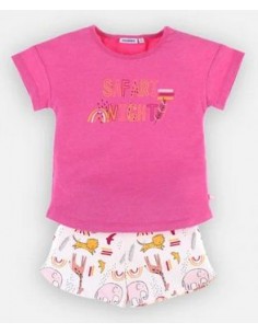 Noukie's -   Jersey 2-delige pyjama, fuchsia