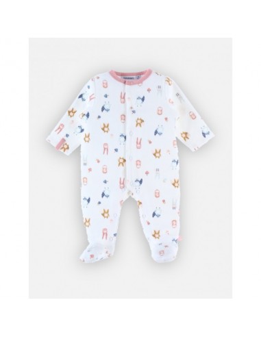 Noukie's - pyjama, wit bosdiertjes