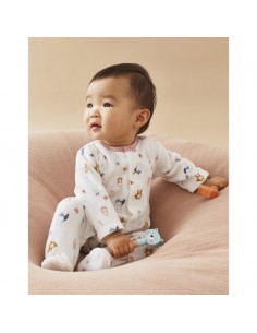 Noukie's - pyjama, wit bosdiertjes 2