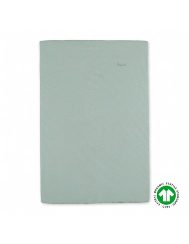 Bemini -  Waskussenhoes 60x85cm Groen celadon WAFFLE BIO