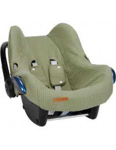 Ledikantlaken wit/stonegreen