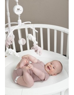 Boxkleed rond sense wit - 90cm 2