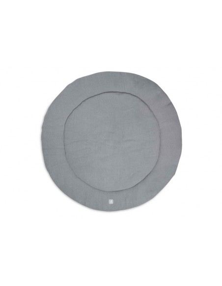 Boxkleed Rond Ø 95cm Basic Knit Stone Grey