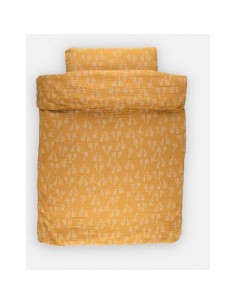 Noukie's Dekbedovertrek 100x140 - Oker