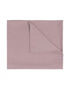 Wiegdeken pure oud roze