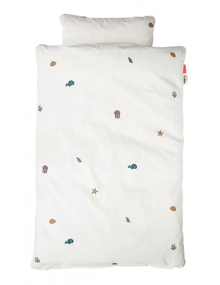 Bedlinen junior INT Sea friends Beige
