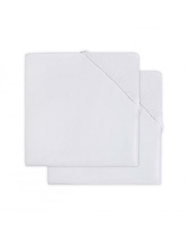 Hoeslaken jersey 60x120cm white (2pack)