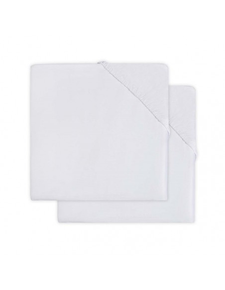 Hoeslaken jersey 60x120cm white (2pack)