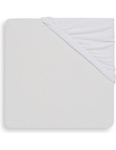 Hoeslaken jersey 50x90cm wit