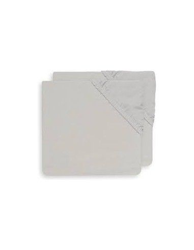 Hoeslaken katoen 70x140cm soft grey