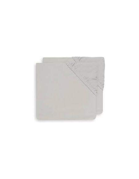 Hoeslaken katoen 70x140cm soft grey