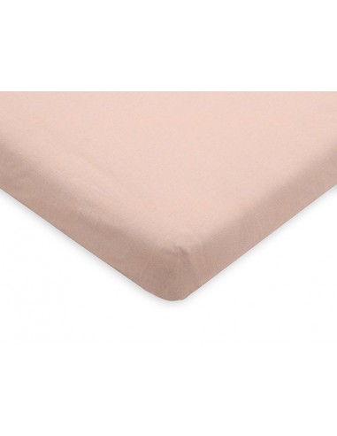 Hoeslaken jersey 60x120cm pale pink
