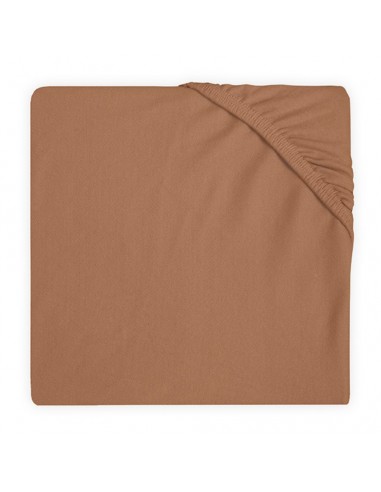 Hoeslaken jersey 60x120cm caramel