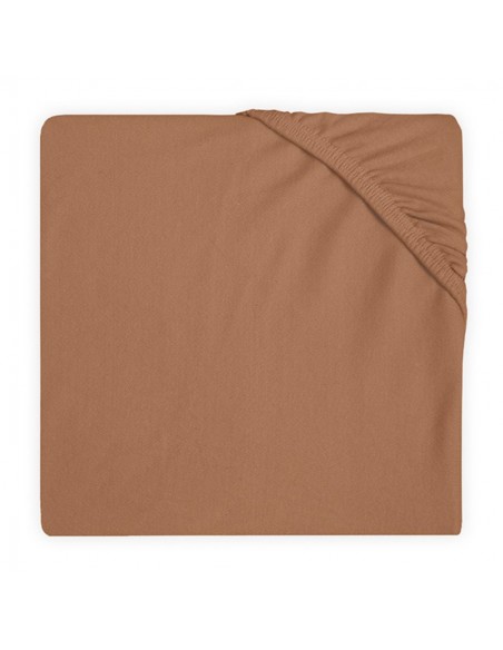 Hoeslaken jersey 60x120cm caramel