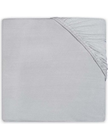 Hoeslaken jersey boxmatras75x95cm soft grey