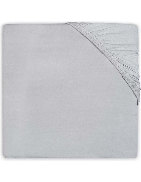 Hoeslaken jersey boxmatras75x95cm soft grey