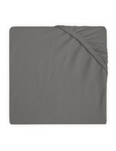Hoeslaken jersey boxmatras 75x95cm storm grey