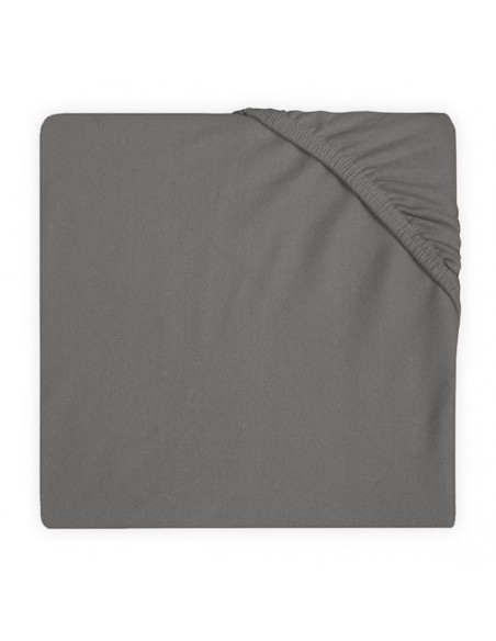 Hoeslaken jersey boxmatras 75x95cm storm grey