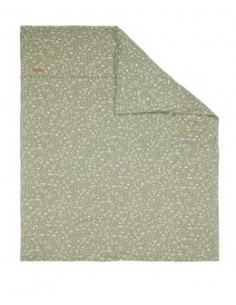 Dekbedovertrek wieg Wild Flowers Olive