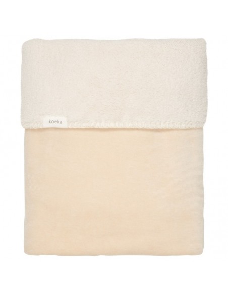 Koeka - Wiegdeken teddy Oddi - Rosa Salt