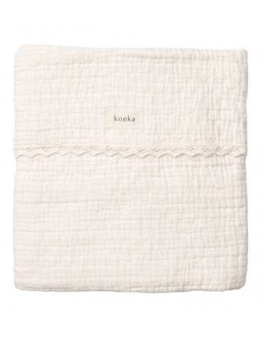 Koeka - Wiegdeken lace Elba - Milky