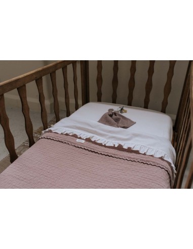 Koeka - Ledikantdeken Elba Lace - Blossom - 100/150