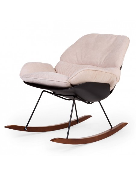 Childhome Schommelstoel - Zwart/Ecru