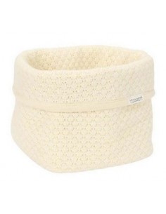 Little Dutch -Commodemandje klein gebreid Pure Soft white