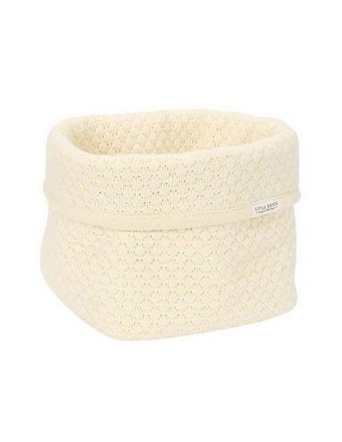 Little Dutch -Commodemandje klein gebreid Pure Soft white