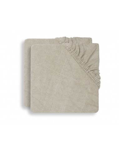 Waskussenhoes badstof 50x70cm Nougat (2pack)