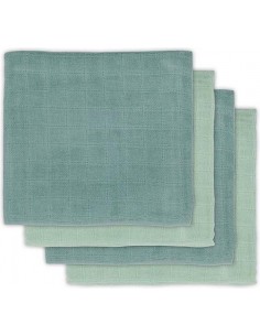Bamboe Multidoek small 70x70cm Ash green (4pack)