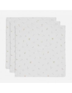 Jollein -  Hydrofiele Doek Small 70x70cm - Lovely Birds - 3 Stuks