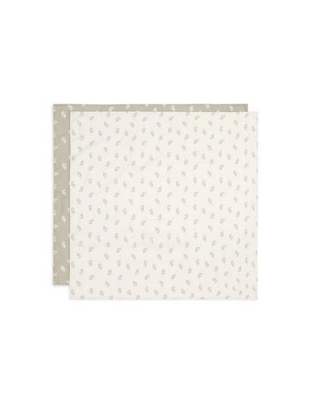 Hydrofiele Doek Large 115x115cm Twig Olive Green (2pack)