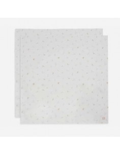 Jollein - Hydrofiele Doek Large 115x115cm - Lovely Birds - 2 Stuks