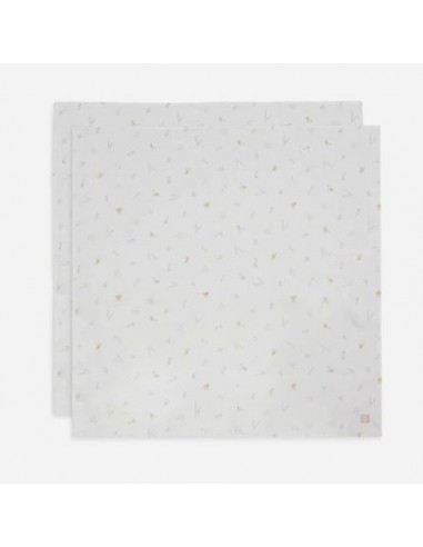 Jollein - Hydrofiele Doek Large 115x115cm - Lovely Birds - 2 Stuks