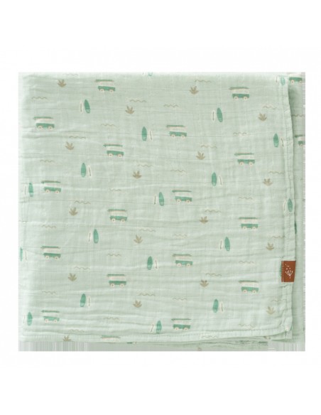 Fresk Swaddle (1 pc.) 120x120 cm Surf boy