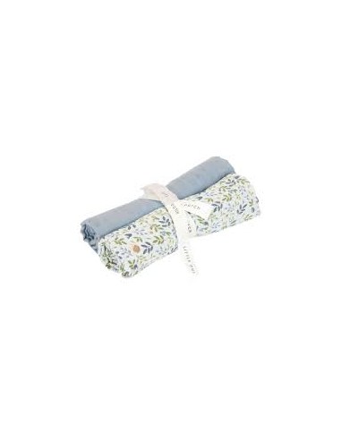 Little Dutch - Swaddle doeken hydrofiel 70 x 70 Forest Adventure & Den