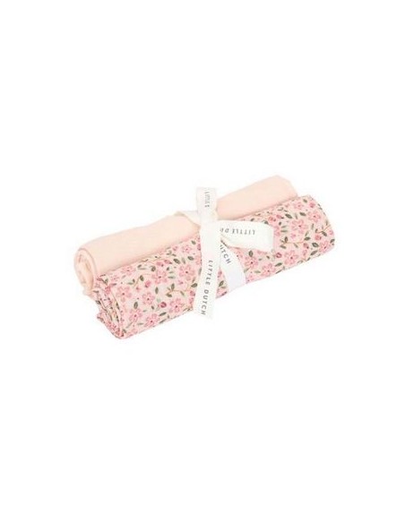 Little Dutch - Swaddle doeken hydrofiel 70 x 70 Fairy Floral & Blossom
